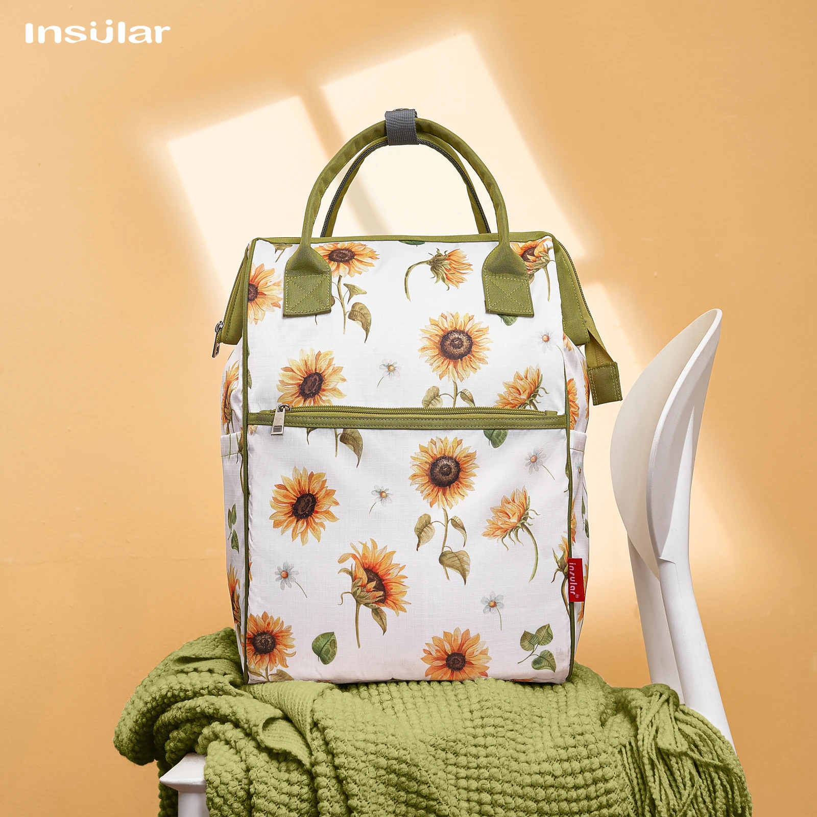 

Mummy Large Capacity Waterproof Diaper Backpack for Outdoor Travel, Baby Nappy Bag for Stroller