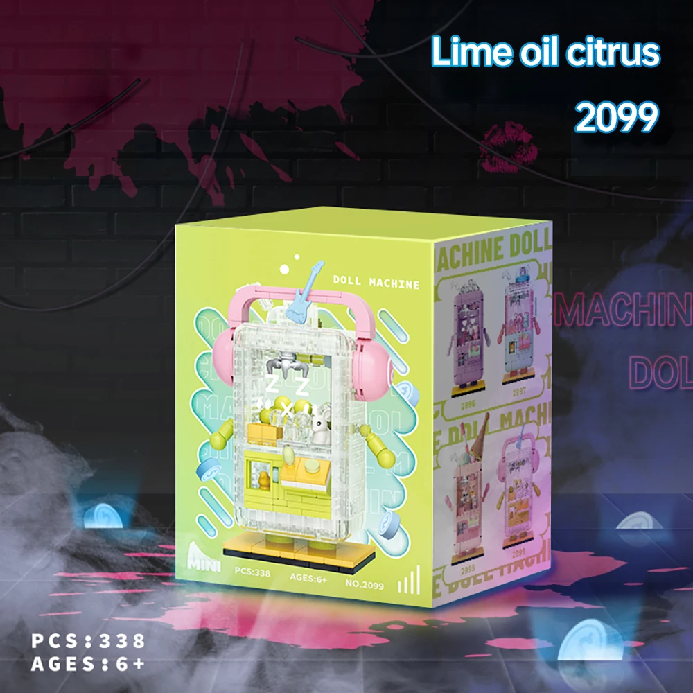 ToylinX 342 قطعة القلقاس هريس Bingbing ملاهي مخلب آلة الطوب الصغير اللبنات مجموعة مع اكسسوارات للبالغين المراهقين #5