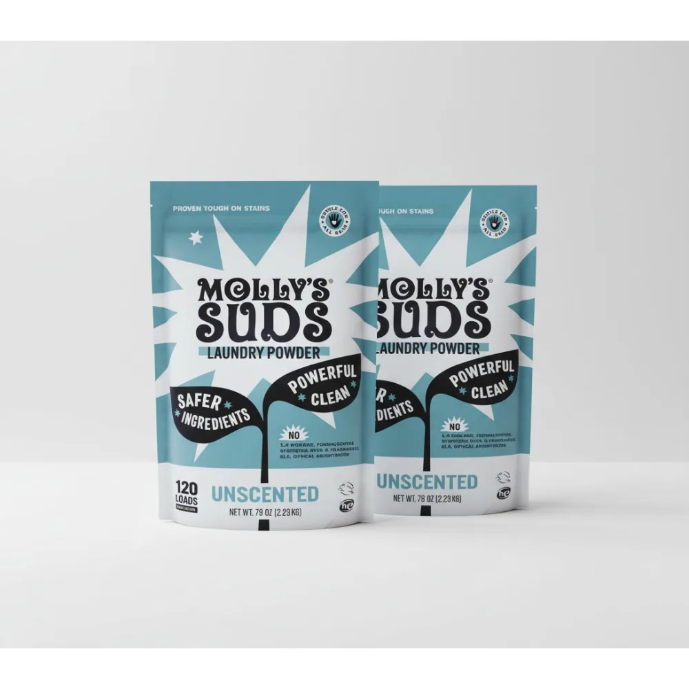 

Gentle Laundry Detergent Powder for Sensitive Skin | Stain-Fighting, Eco-Friendly | 240 Loads Unscented