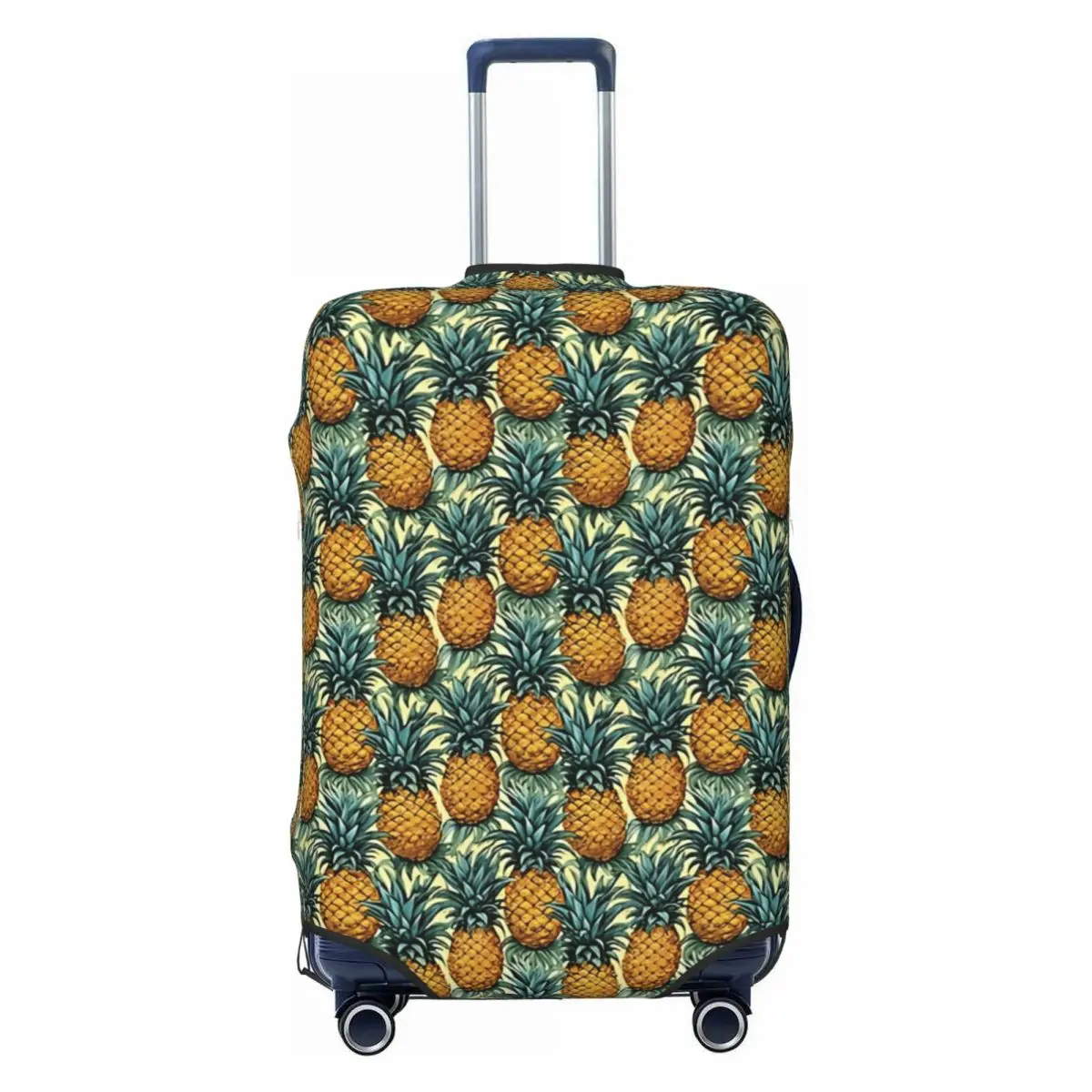 

Tropical Pineapple Suitcase Cover Business Flight Fun Luggage Supplies Protector