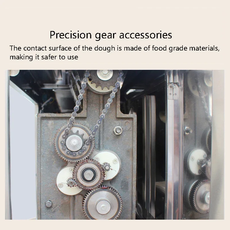 آلة قطع العجين التجارية الفولاذ المقاوم للصدأ آلة كعكة على البخار قابل للتعديل حجم آلة تقطيع العجين #6