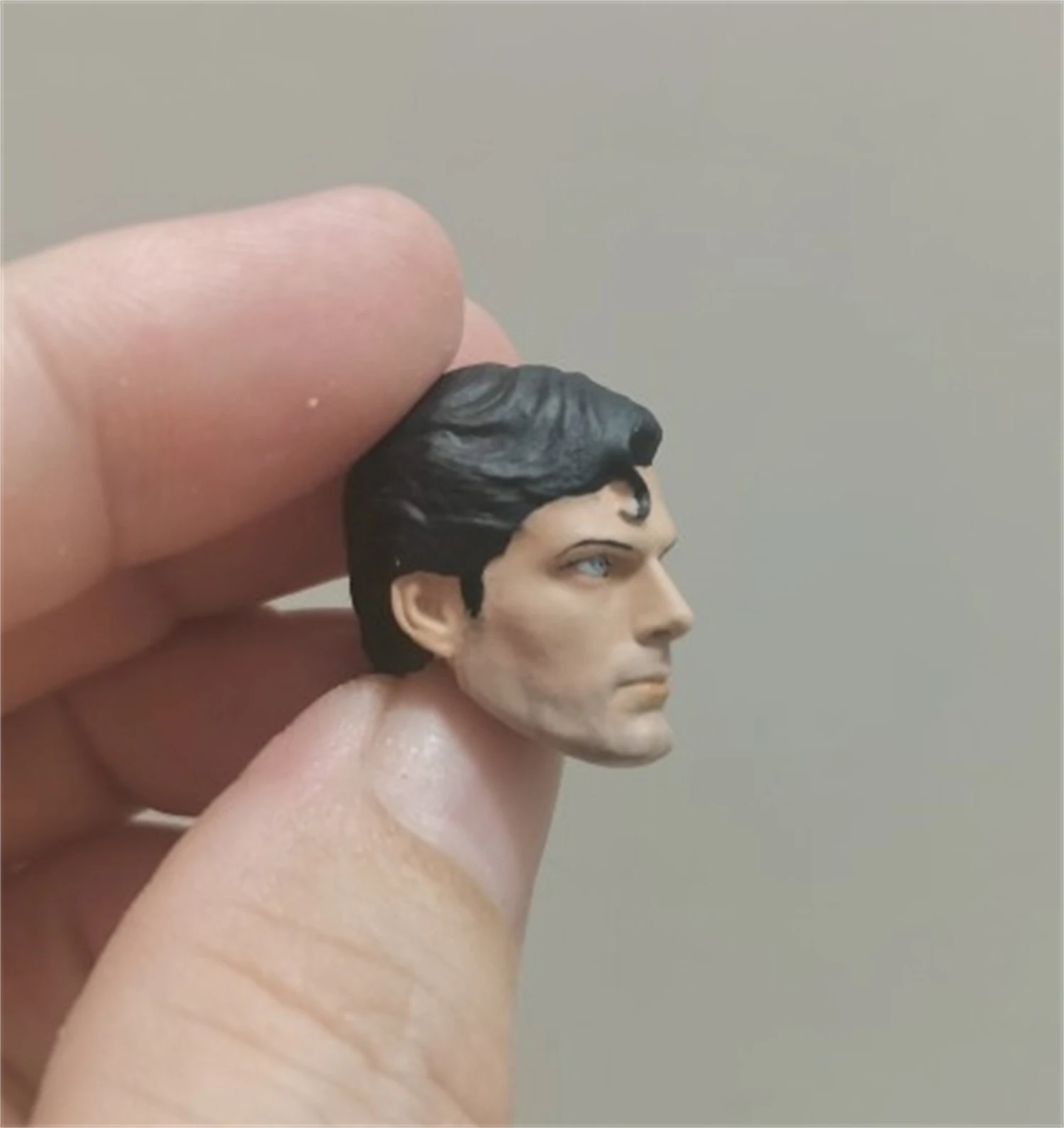 1:12 Strips Superheld Clark Christopher Reeve Head Gesneden Model Geschikt Voor 6 "Shf Actiefiguur