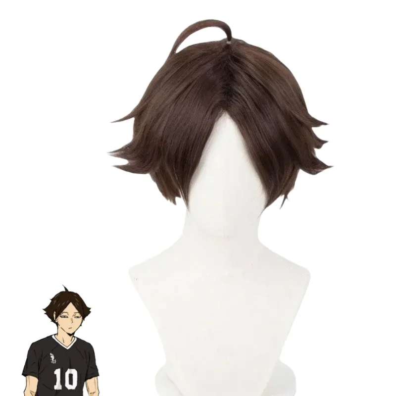 Anime Haikyuu Rintaro Suna Wig Cosplay Costume Volleyball High Quality Halloween Party Wigs