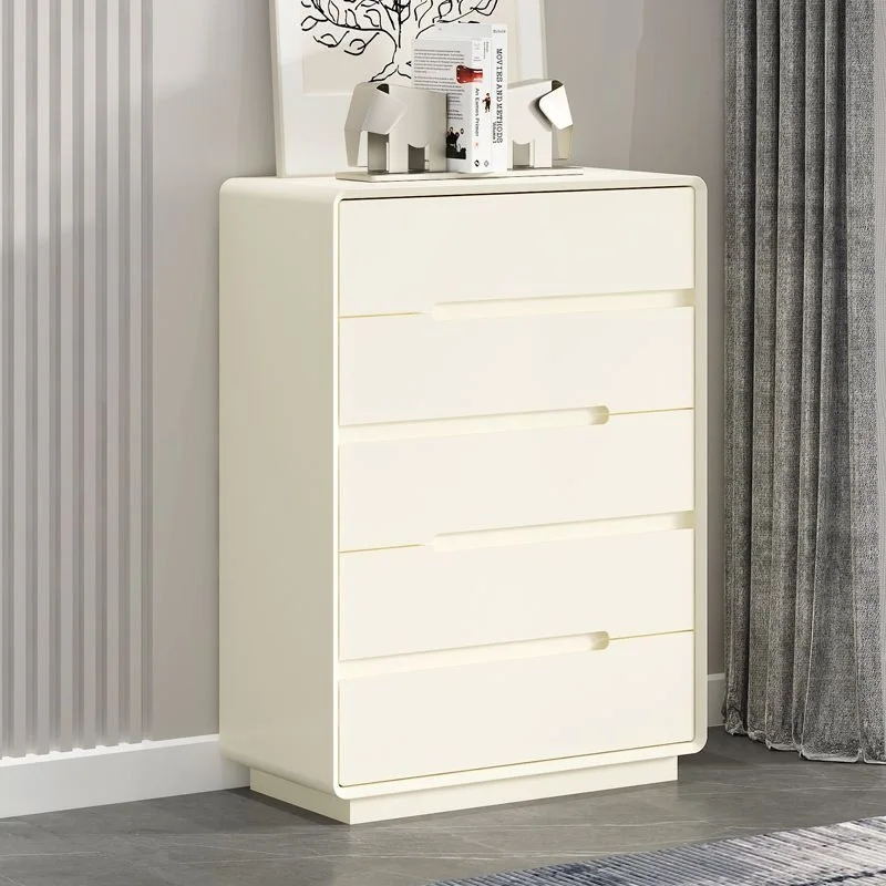 

Italian cream style solid wood bucket cabinet, living room by the wall, bedroom storage, three bucket cabinets, four chest cabin
