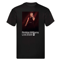 Robbie Williams Unofficial T-Shirt Live 2025 Tour Music Fan Concert Tee Gift High-end luxury is for both men and women