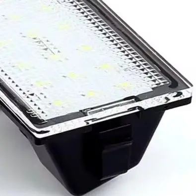 For Land Rover Discovery 4 2010-2016 Freelander Rang Rover Sport L320 White LED Number License Plate Lamps Lights