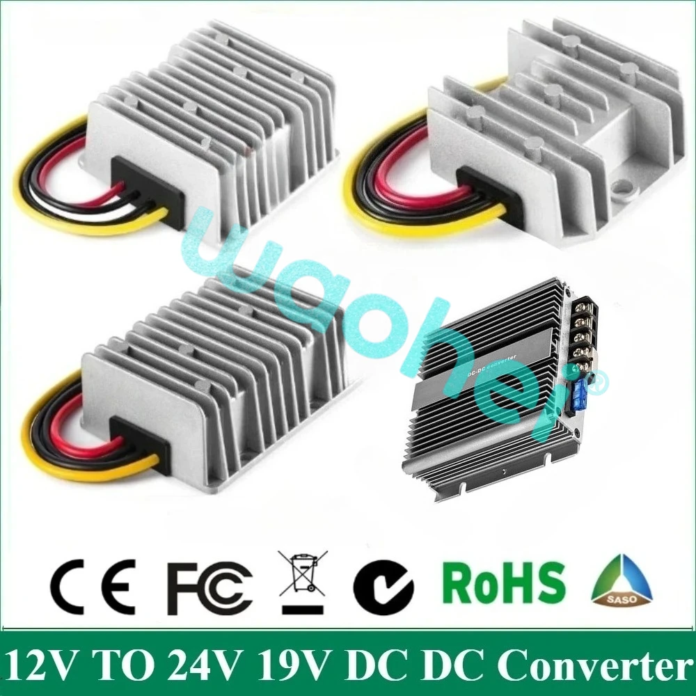 

12V TO 19V 24V 3A -20A Step Up DC DC Converter Charger Voltage Regulator Boost Stabilizer Output Power Supply Module for Car CE