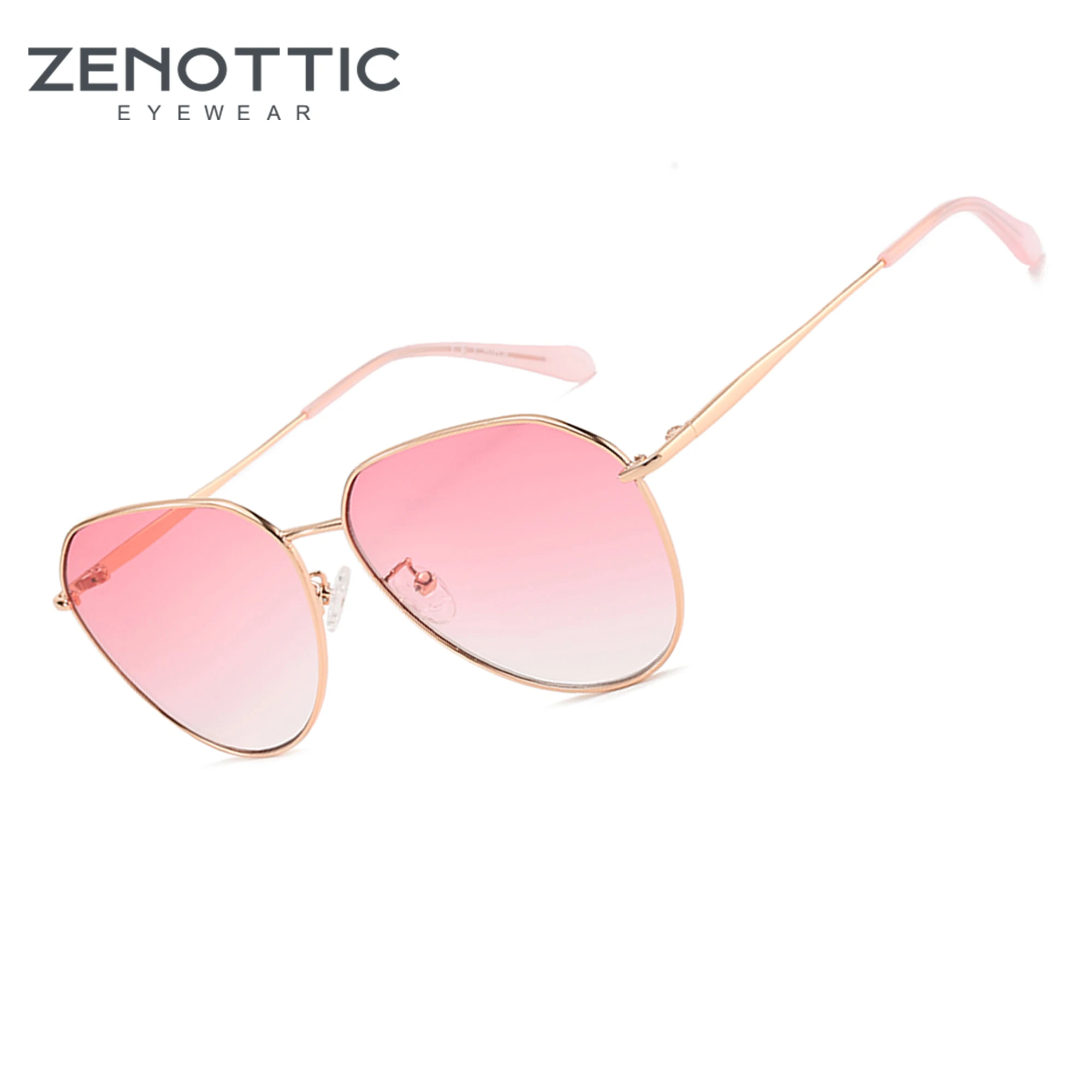 ZENOTTIC 2024 Hot Selling Unisex Sunglasses with Fashionable Metal Frame Shade Sun Glasses