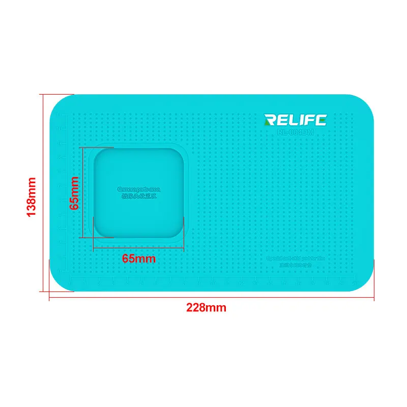 Anti-Rutsch-Silikon-Reparaturpad für Handy-Folie RELIFE RL-004DM Mini Keine Verformung Kameraschutz LCD-Bildschirm Filmmatte – Detail 9