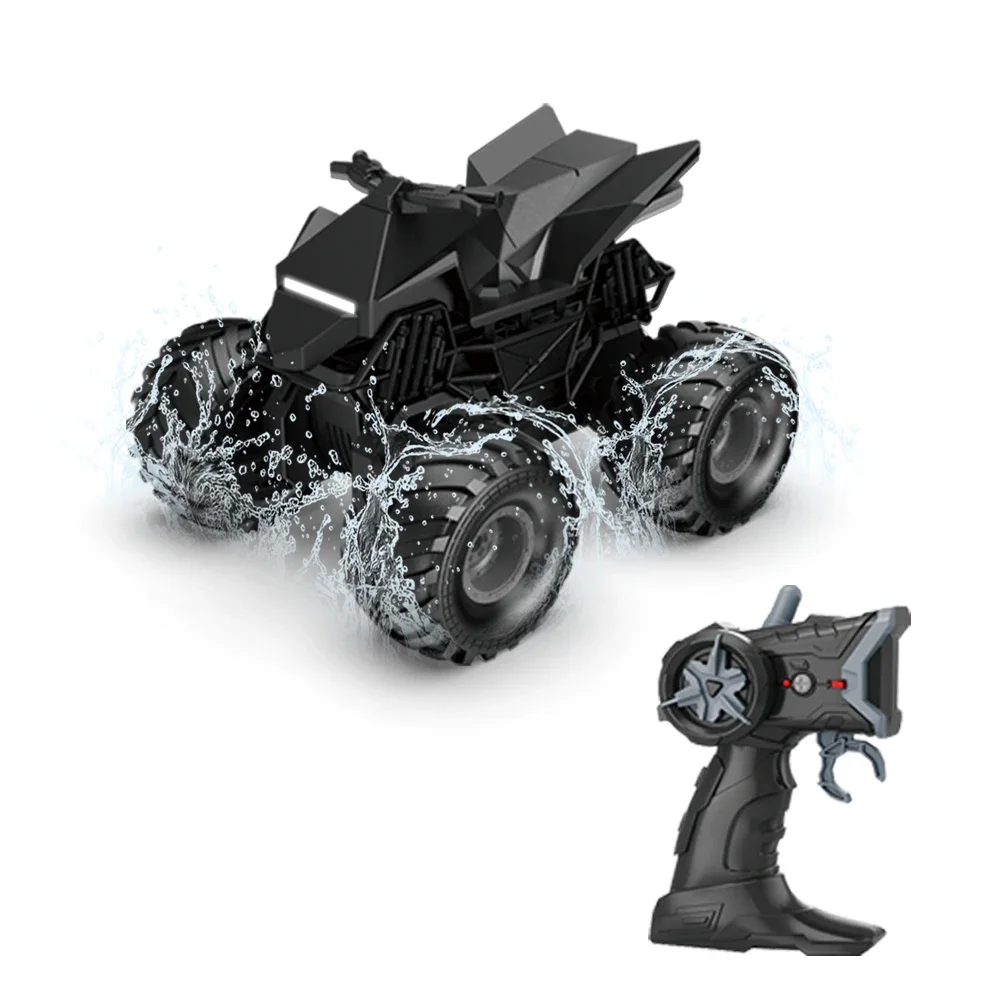 รถออฟโรด 2.4G, ดีไซน์สะเทินน้ำสะเทินบก, ระยะควบคุมระยะไกลไกล, เหมาะสำหรับการเล่นทั้งในร่มและกลางแจ้ง