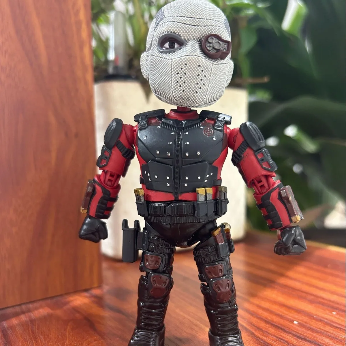 Herocross Action Figure DC Animation Suicide Squad Deadshot Movability Model Desktop Ornaments Collectible Statue  Boy Toy Gift