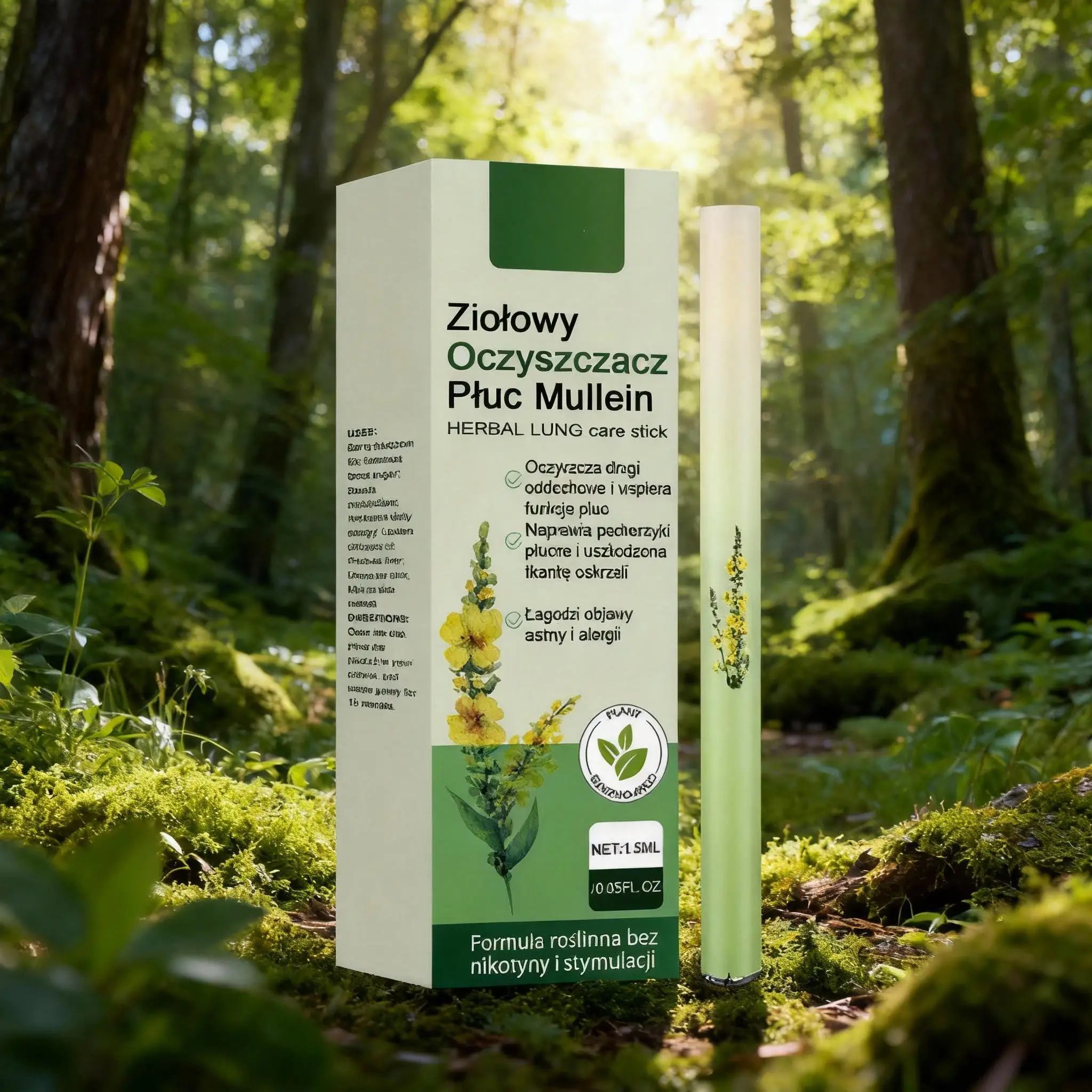 

Natural Plant Extracts & Essential Oils Formula Body Care Stick -Portable Herbal Respiratory Care Stick Lung Cleanse Diffuser