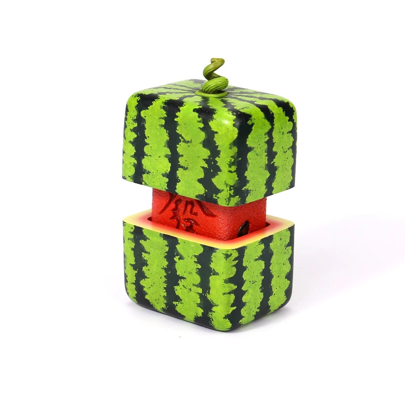 

Art watermelon fruit cute Q version mahjong, creative furniture gift auspicious meaning