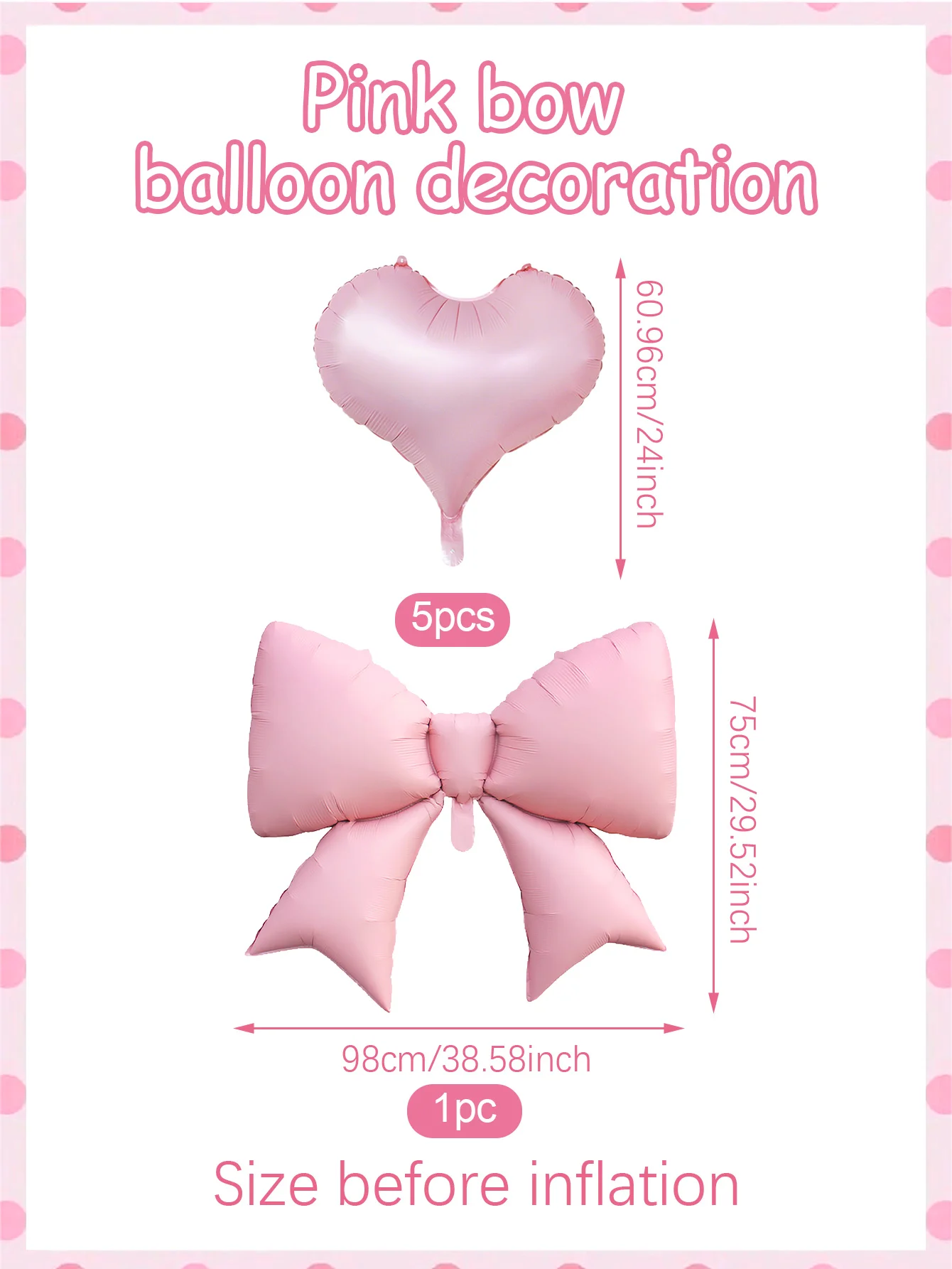 مجموعة بالونات تزيين على شكل قلب كبيرة مكونة من 6 قطع، مناسبة لتزيين حفلات أعياد الميلاد وحفلات الزفاف والخطوبة وحفلات الزفاف #6