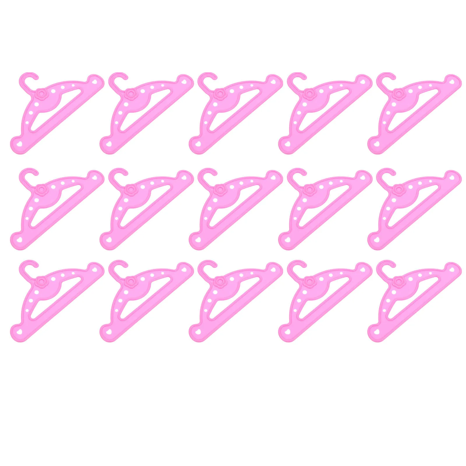 

15Pcs Mini Hangers for Clothes Premium Plastic Small Hanger for Room Organizer Storage Display Stand Christmas Craft