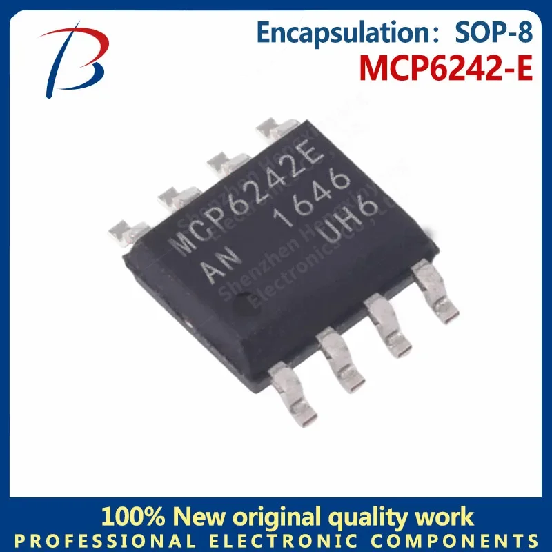 حزمة رقاقة opp-8 من 5 ، شاشة حريرية MCP6242E #1