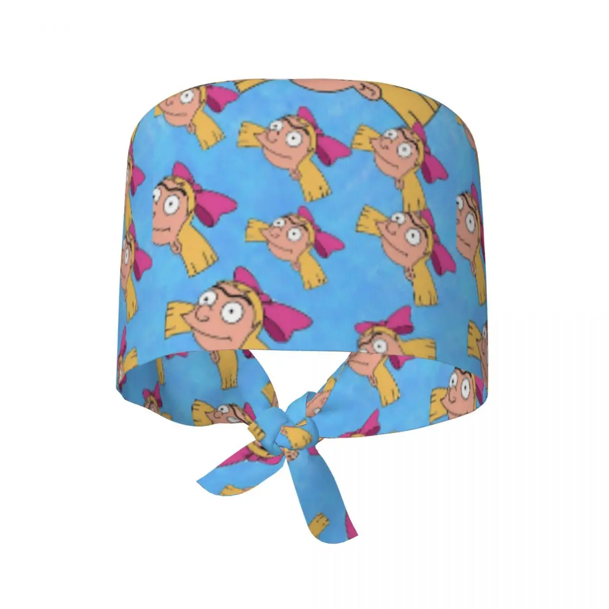Medical Hat Hey Arnold Work Scrubs Hat For Women and Men Soft Elastic Nursing Hats Holder Long Hair Custom DIY Working Cap