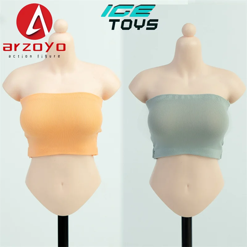 ICE TOYS IC1018 1/6 女性用チューブトップ ショート＆ロングサイズ バストラップトップ 服 モデルフィット 12インチ ソルジャーアクションフィギュア ボディドール