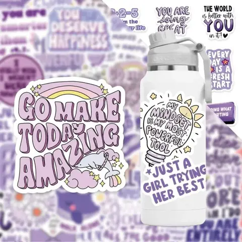 6 best sales बैंगनी स्टिकर - №3