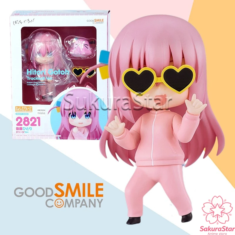 【In-stock】Bocchi the Rock GSC Nendoroid 2821 Hitori Gotoh Tracksuit Finished Movable Anime Figure Model Toy Gift For Kids