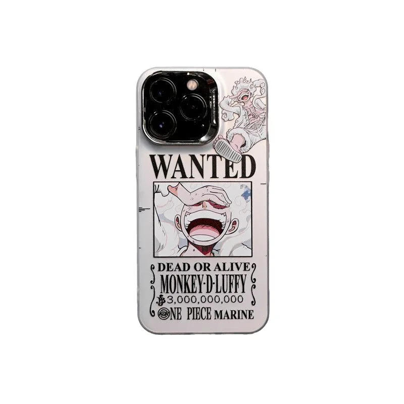 Funda de teléfono Luffy de One Piece para Apple iPhone, carcasa trasera protectora a prueba de golpes para iPhone 15, 14, 13, 12, 11 Pro Max