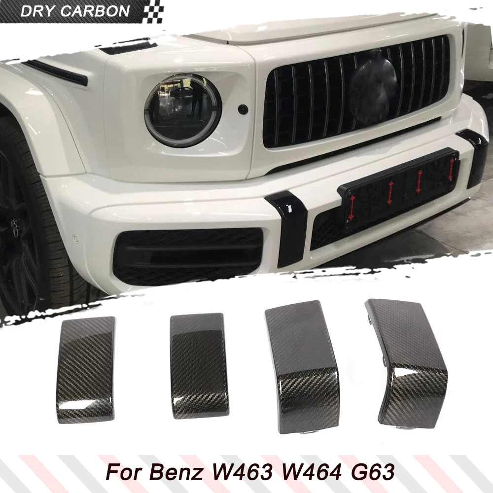 

Сухой карбоновый передний и задний бампер автомобиля, разветвители, накладка, защита автомобильного бампера для Mercedes-Benz G Class W464 W463 G63 AMG 2019 2020
