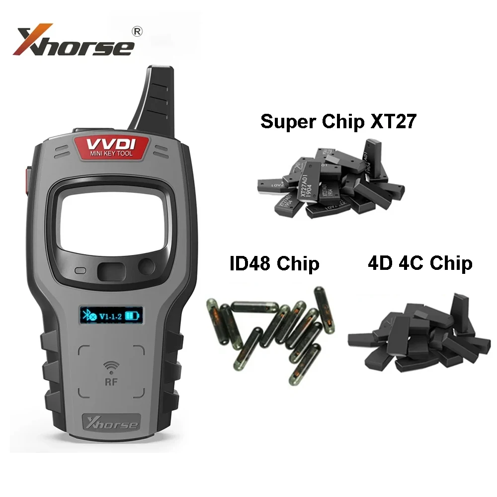 

Xhorse VVDI Mini Key Remote Car Key Programmer Support IOS and Android With 96bit 48-Clone Function Remote Cloning Globe Version
