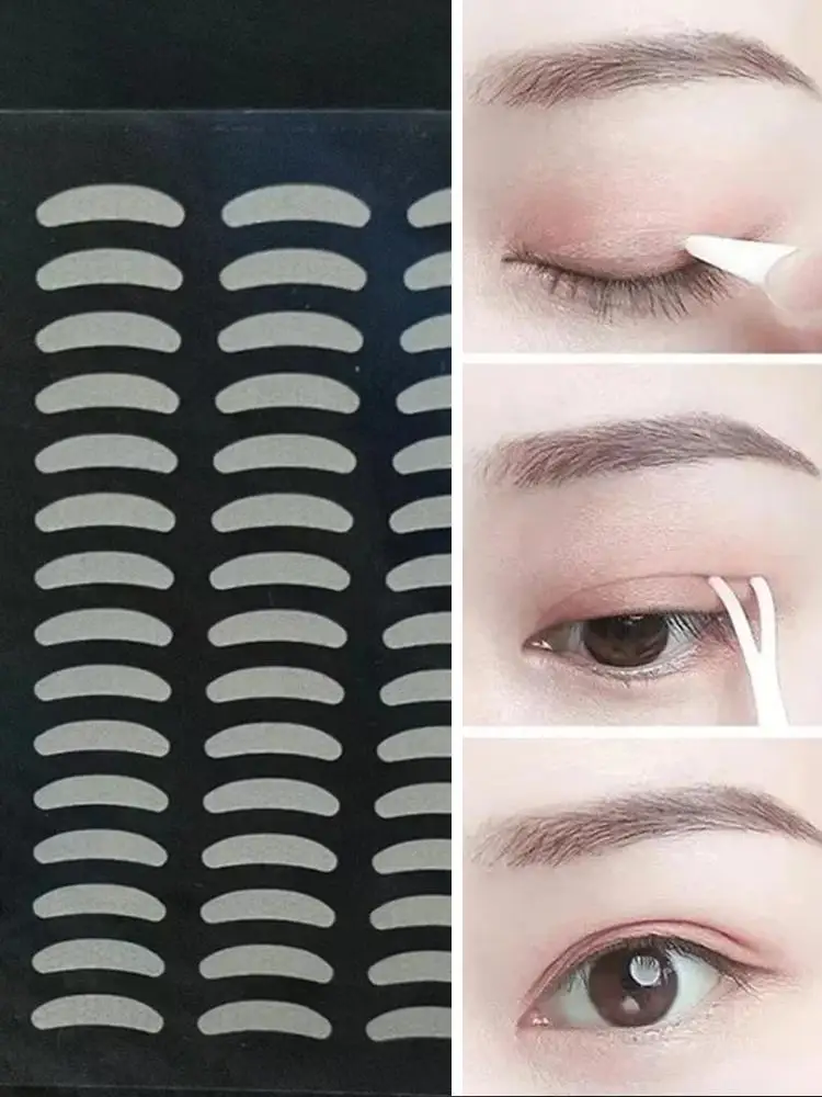 Ruban Adhésif Invisible pour Double Paupière G0K2, Outils de Longue Durée, Grande Pâte Transparente Beige