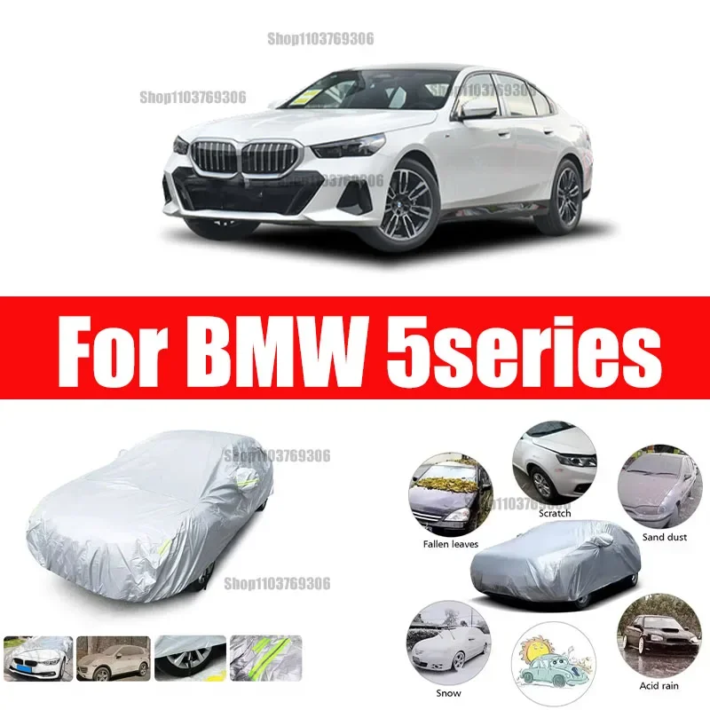 

For BMW 5 series Outdoor Protection Full Car Covers Snow Cover Sunshade Waterproof Dustproof Exterior Car accessories