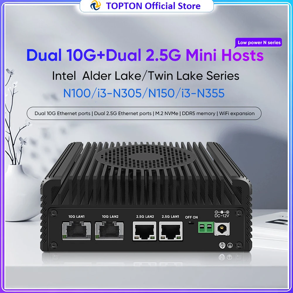 Topton Intel N150 ミニPC 12GB DDR5 128GB NVMe