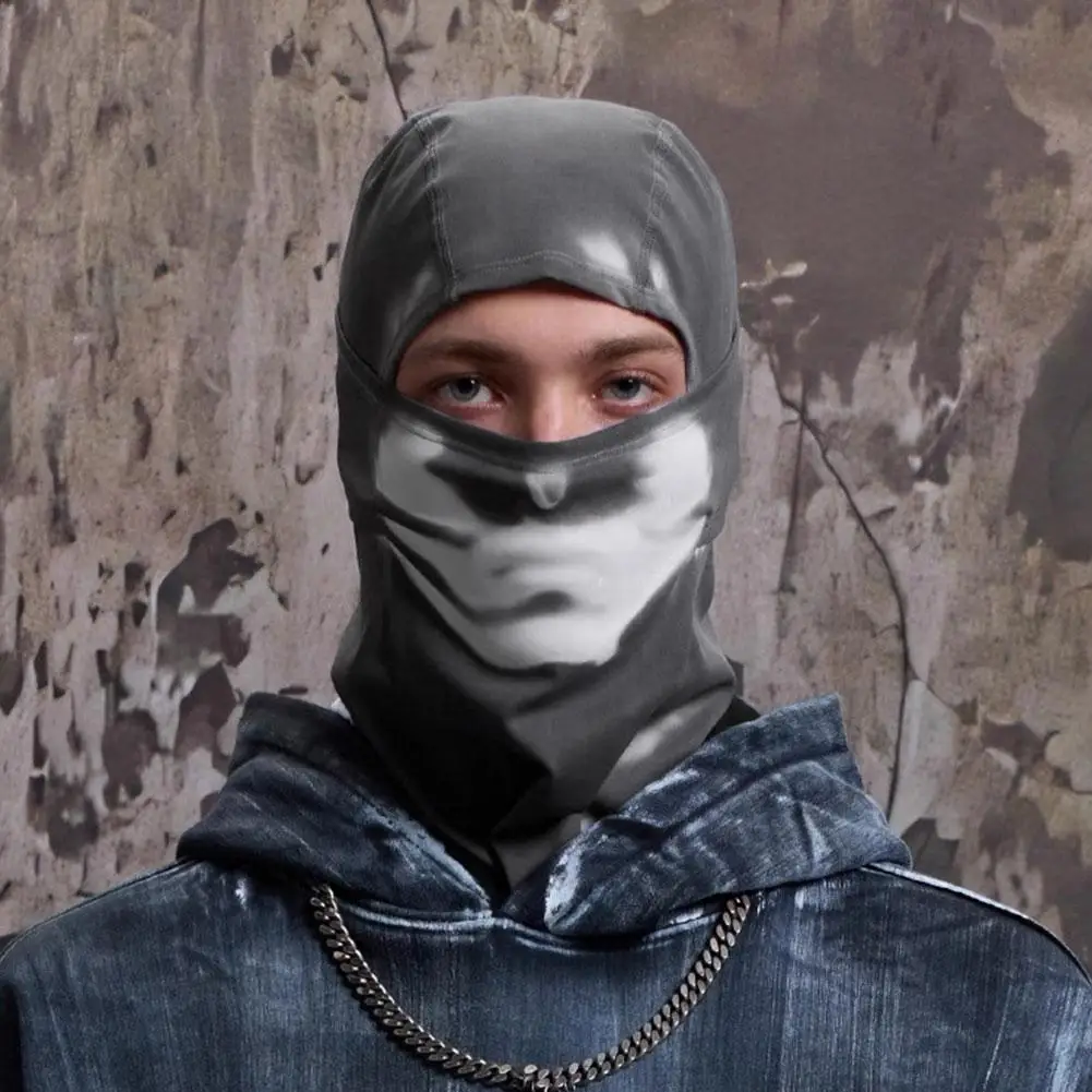 UPF50+ Sonnenschutz-Sturmhaube Farbwechselnde Atmungsaktive Fahrradmaske Thermosensitive Ski-Gesichtsmaske für Männer und Frauen – Detail 7