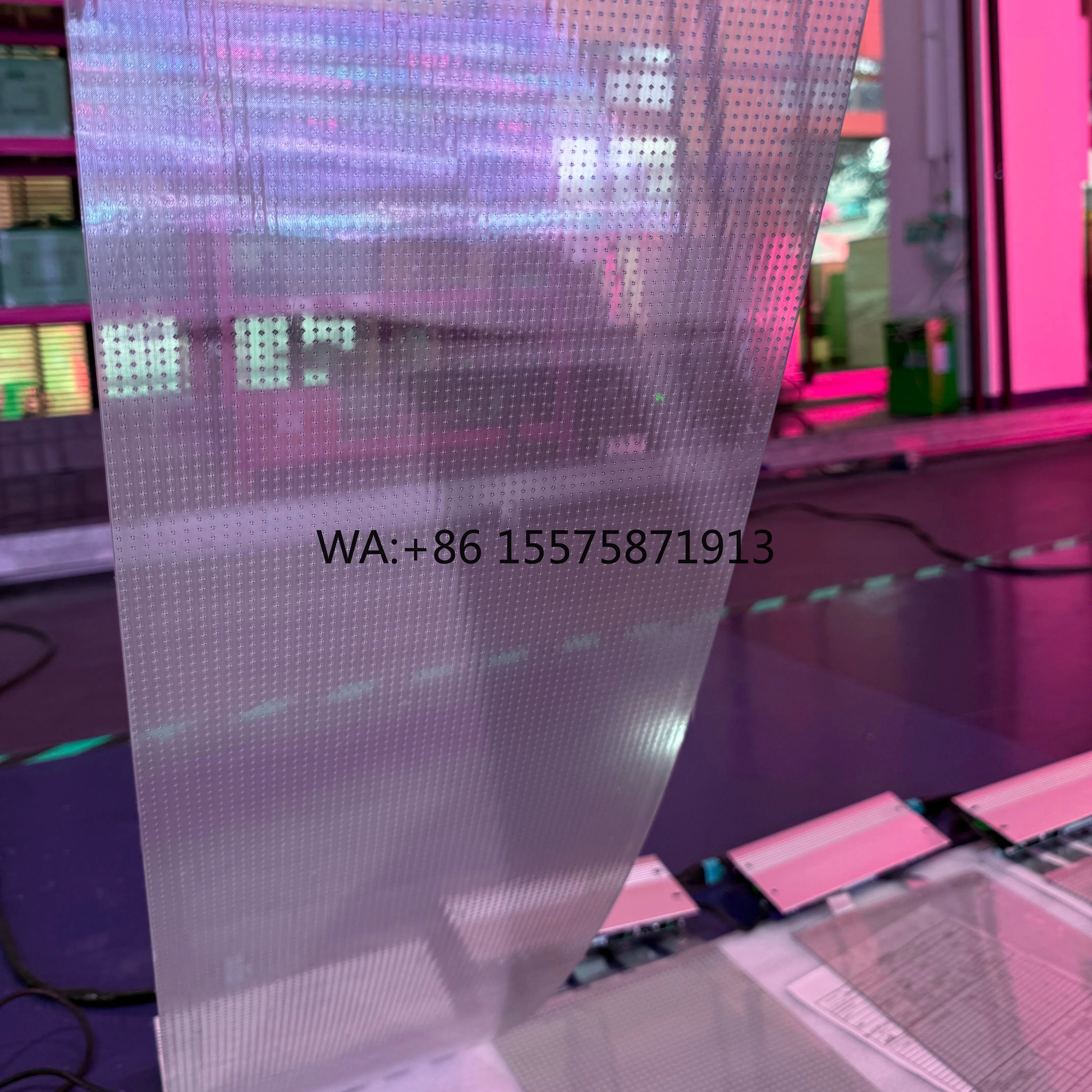 Customizable Factory Hot Sale High Quality Wholesale High Definition Transparent Led Film Crystal Screen