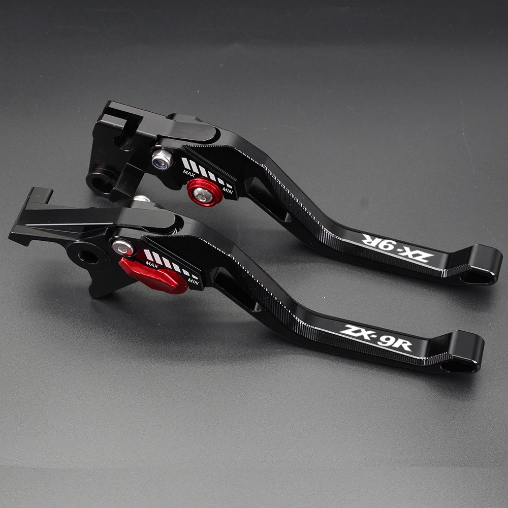 

Brake Clutch Levers For ZX9R ZX-9R ZX 9R 2000 2001 2002 2003 Motorcycle Accessories Handles Lever With LOGO CNC Black