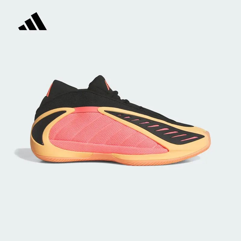 

Adidas Mens High Performance Basketball Sneakers JS3514 Pink Orange Black