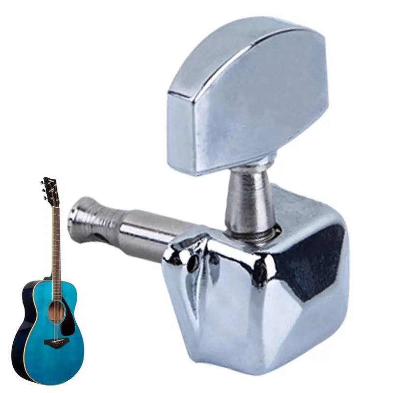 Electric Guitar Tuner Knobs Guitar Replacement Tuning Pegs With Semi-Circular Button Design  Acoustic Guitar Tuning Pegs Guitar