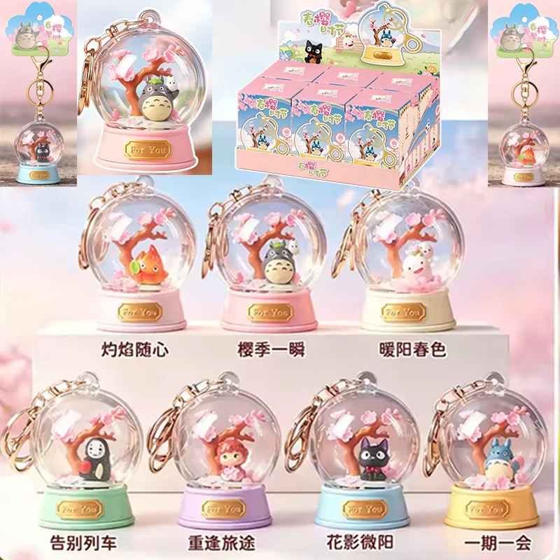 

2026 New Hayao Miyazak Spring Cherry Blossom Blind Box Crystal Ball Anime Classic Figure Doll Collectibles Souvenirs Toy Wholesa