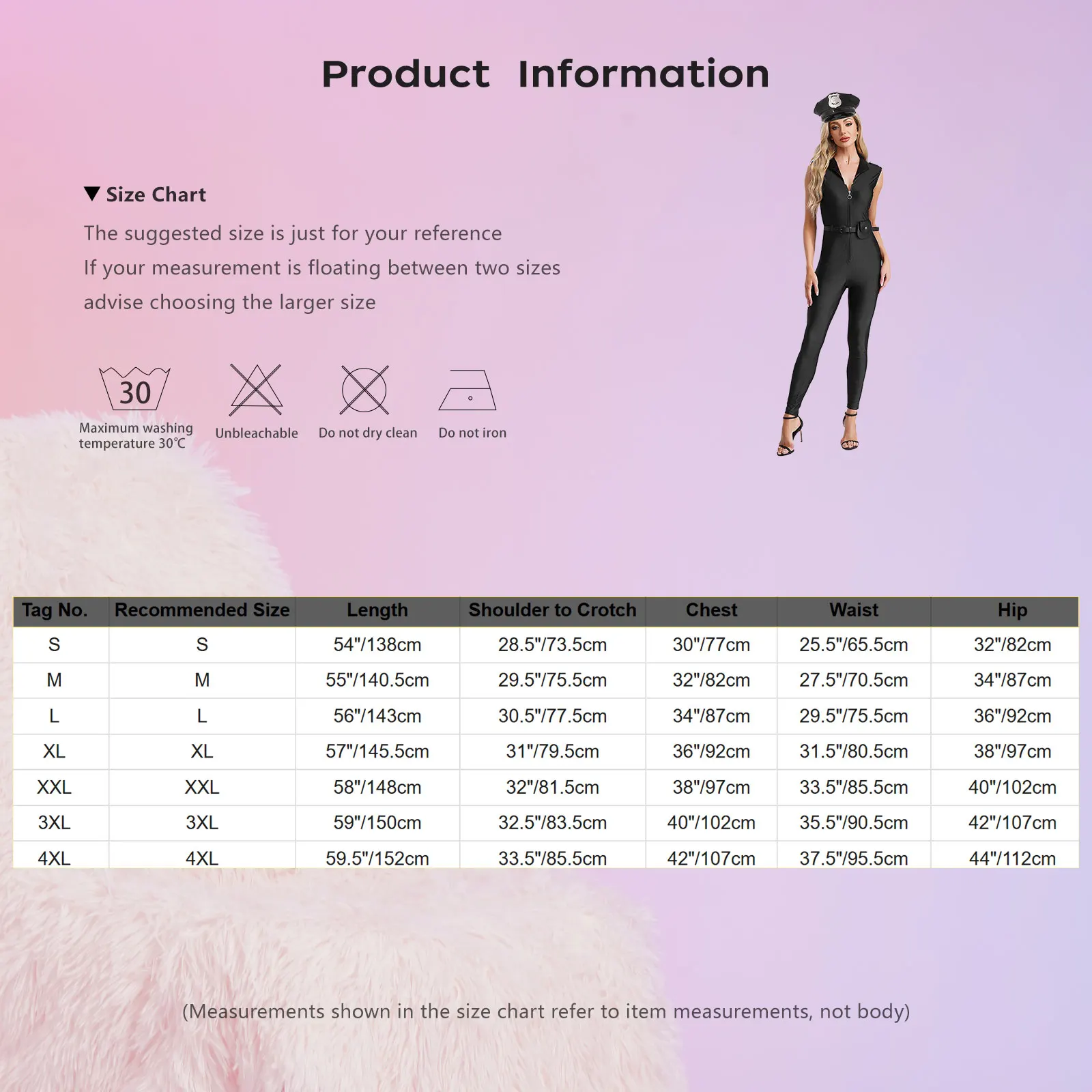 زي الشرطة النسائية التنكري زي الشرطة القذرة بدون أكمام مع قبعة محفظة بحزام لحفلات الهالوين #6