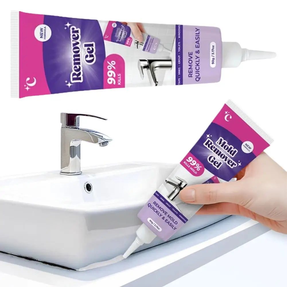 3 قطعة مزيل القالب المنزلي جل منظف البلاط جدار العفن أداة نظافة مزيل تنظيف قالب بلاط كيميائي هلام تنظيف المطبخ