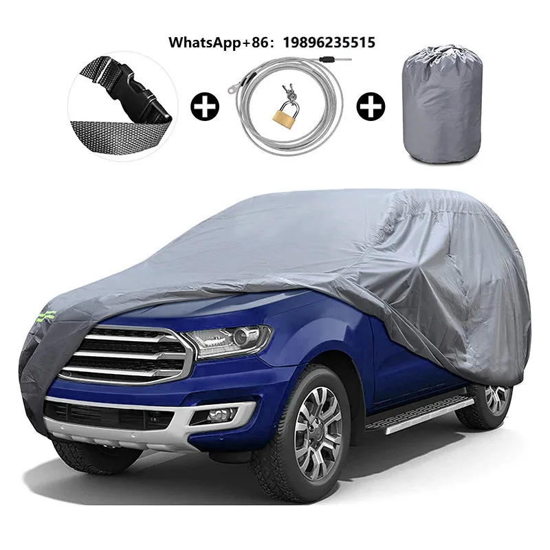 Factory Customized Waterproof Full Car Cover UV Protection Outdoor Car Cover for
