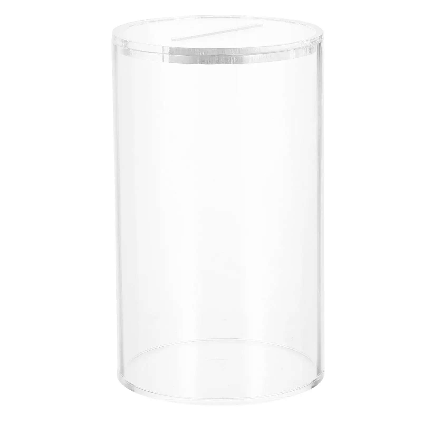 

Clear Acrylic Bank Jar Kids Savings Box Change Container Piggy Collection Counter Money Jar Counter Storage