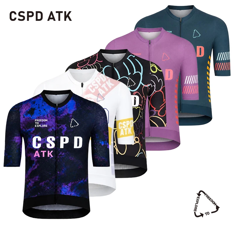 

CSPD ATK men's cycling jersey summer quick drying cycling top professional team cycling sports shirt MTB UPF50 cycling jacket