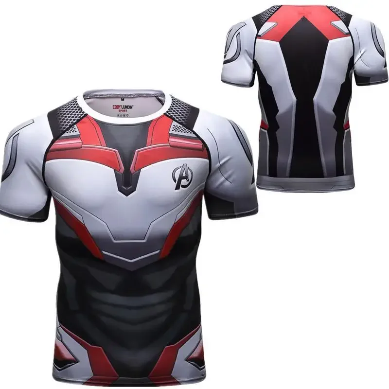 Avengers Party Running Jersey 3D Printing Sports Breathable Quick-drying Jersey Women\'s Casual and Comfortable T-shirt