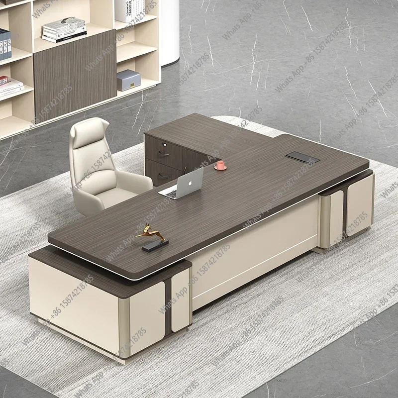 

YX Simple Computer Desks Luxury Accessories Drawers Designer Reading Office Desk Secretary High Quality Schreibtisch Furniture