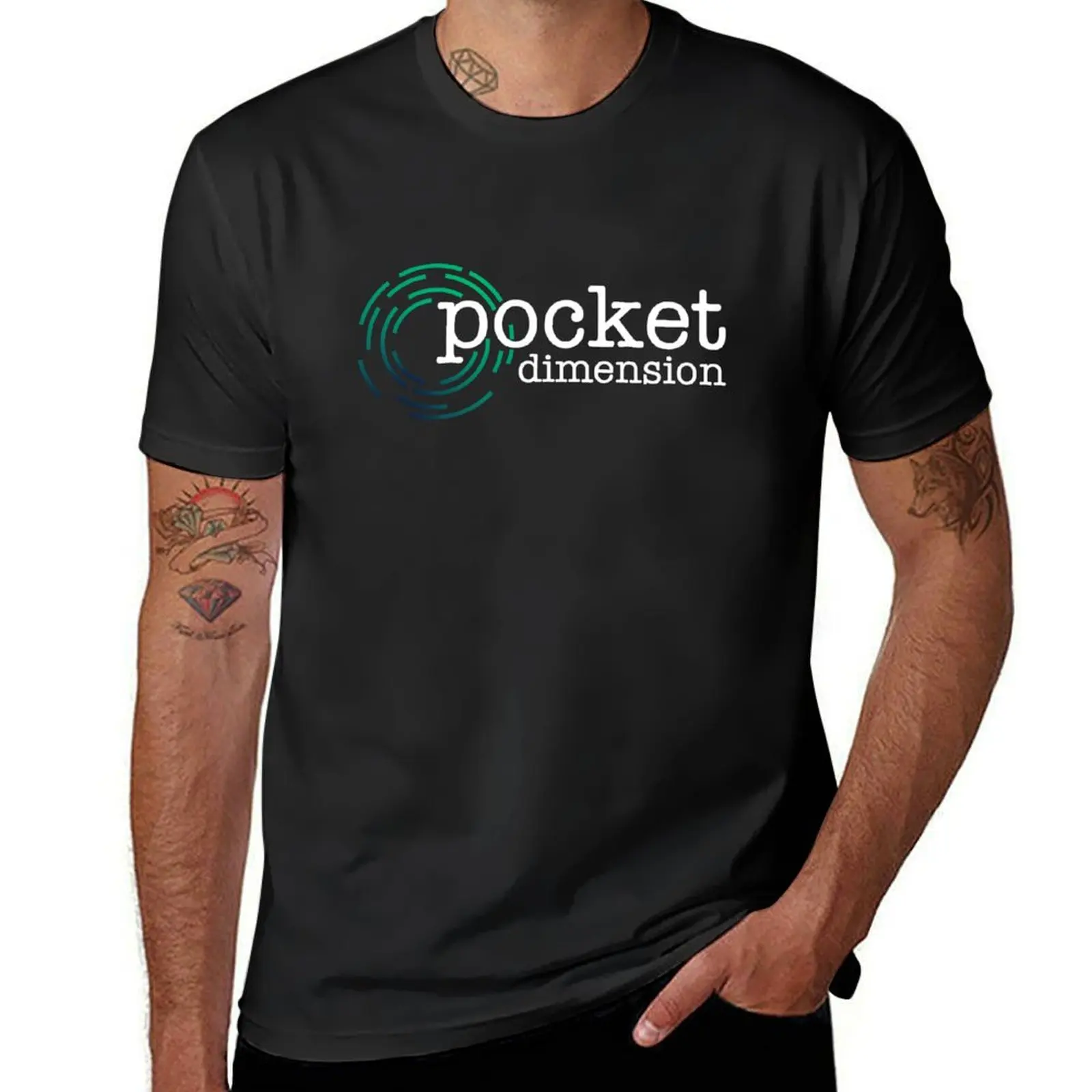 Pocket Dimension - back designs T-Shirt hippie clothes quick drying Men's t-shirts