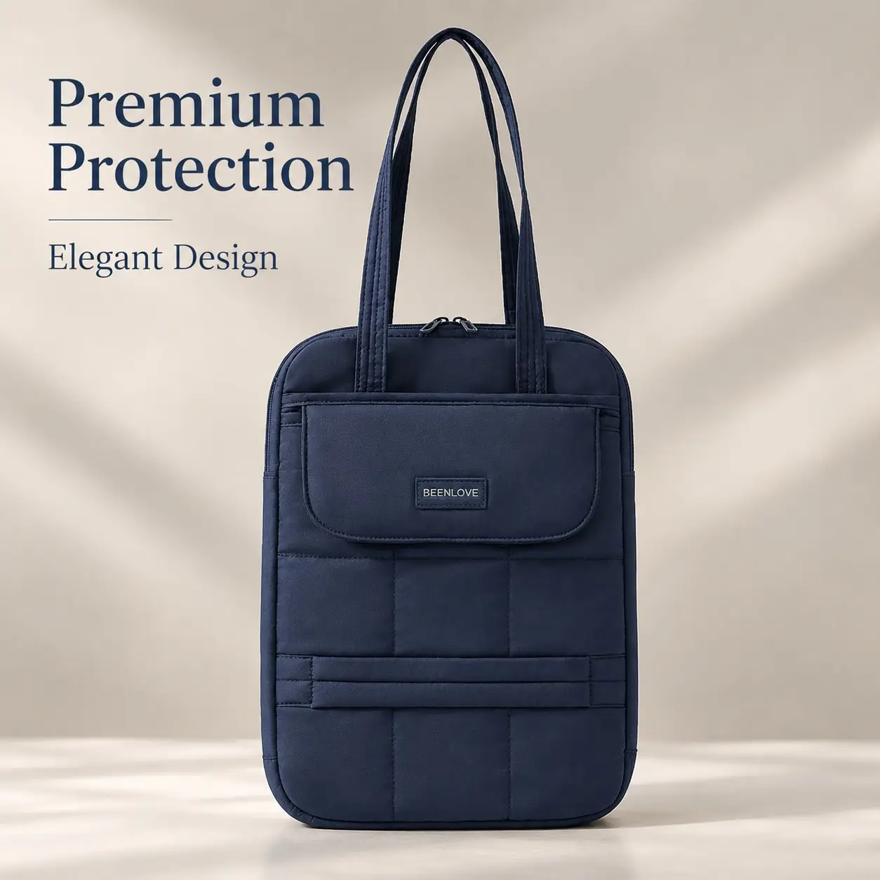 Single Shoulder Computer Bag with Partitioned Storage for Commuting and Business Trips, Large Capacity, Thickened Anti-Fall Tabl