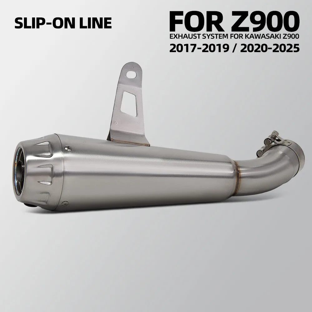 

For Kawasaki Z900 Z 900 2017-2025 years Motorcycle Slip on Line Exhaust Stainless ARRO Streetbike Escape Muffler with DB Killer