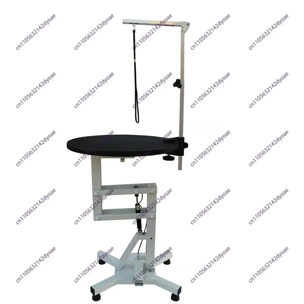 60cm Air Pressure Pet Grooming Table N-209 Hair Trimming Shape Pneumatic Lift Rotary Shearing Teddy Grooming Table