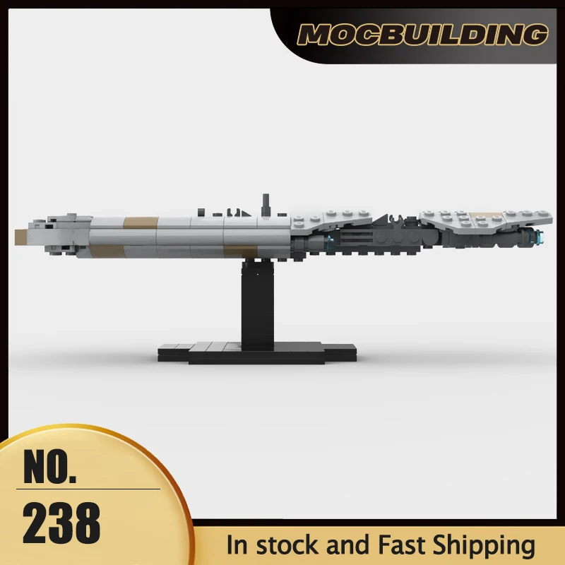 Space Movie Series Model 1:1455 MC30c Frigate MOC Building Blocks Warship Creative Collection Toys DIY Assembly Bricks Gifts