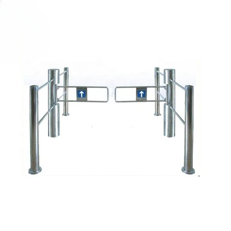 Supermarket Mechanical  Automatic Swing Barrier Gate Swing Turnstile for Sale supermarket entrance gate barrier gate