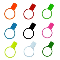 9pcs/lot Racket Grip Trainer Tool, Squash Padel Tennis Racket Grip Trainer Silicone for Tennis Training
